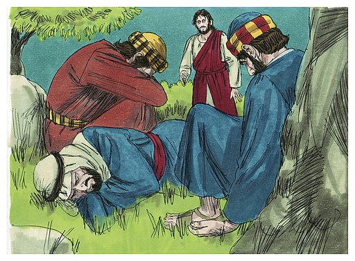 apostles sleeping at Gethsemane